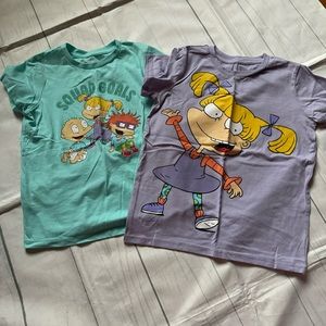 Nickelodeon Rugrats/Angelica T-shirt Bundle Size Medium 7/8